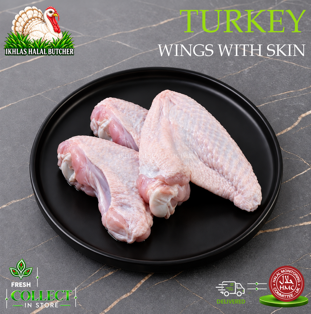 Halal turkey wings (photo 2), Ikhlas Halal Butcher, Bradford
