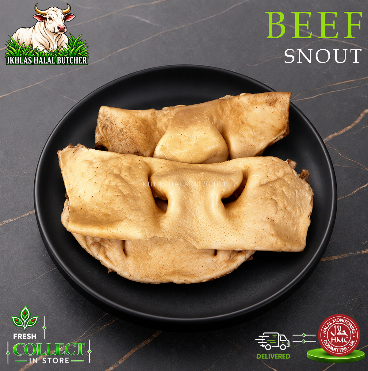 Halal beef snout (photo 2), Ikhlas Halal Butcher, Bradford