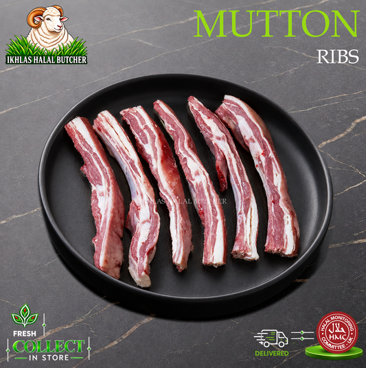 Halal mutton ribs (photo 2), Ikhlas Halal Butcher, Bradford