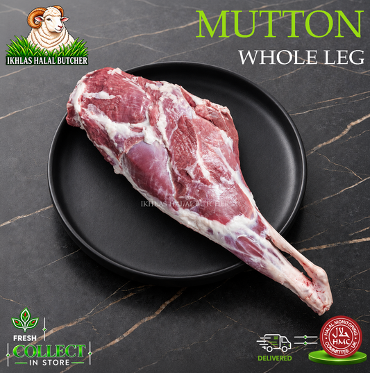 Halal whole mutton leg (photo 2), Ikhlas Halal Butcher, Bradford