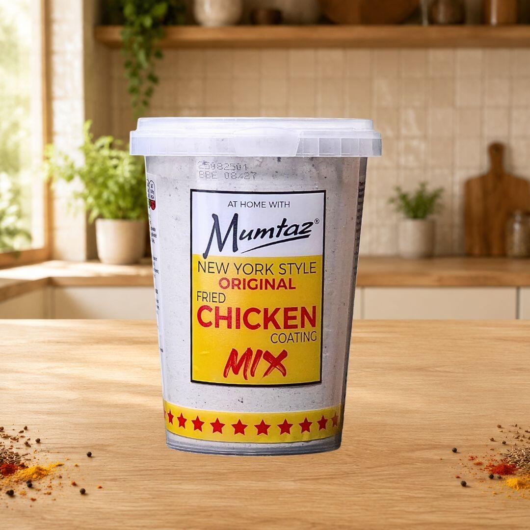 Mumtaz New York Style Original Chicken Coating Mix pack, Ikhlas Halal Butcher, Bradford