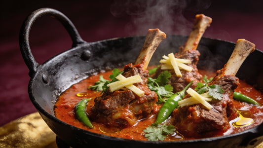 Lamb karahi, Ikhlas Halal Butcher, Bradford
