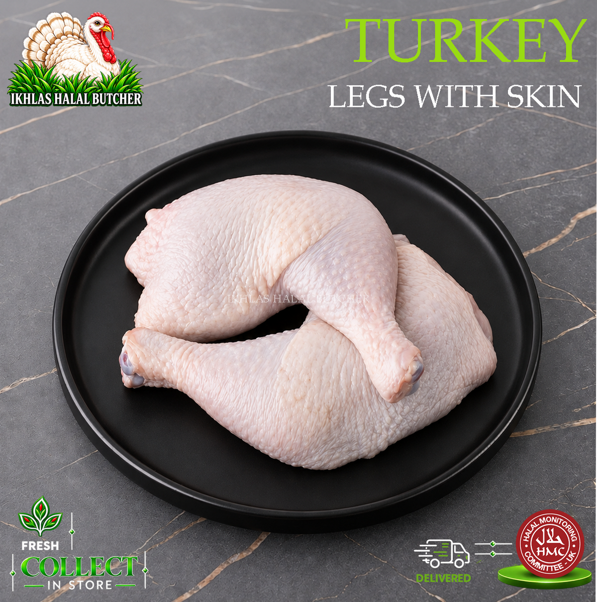 Halal turkey legs (photo 2), Ikhlas Halal Butcher, Bradford