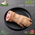 Halal beef trotters, on a black plate (photo 2), Ikhlas Halal Butcher, Bradford