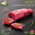 Halal beef tenderloin fillet, with rosemary and chilli, Ikhlas Halal Butcher, Bradford