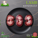 Halal lamb kidney, on a black plate (photo 1), Ikhlas Halal Butcher, Bradford
