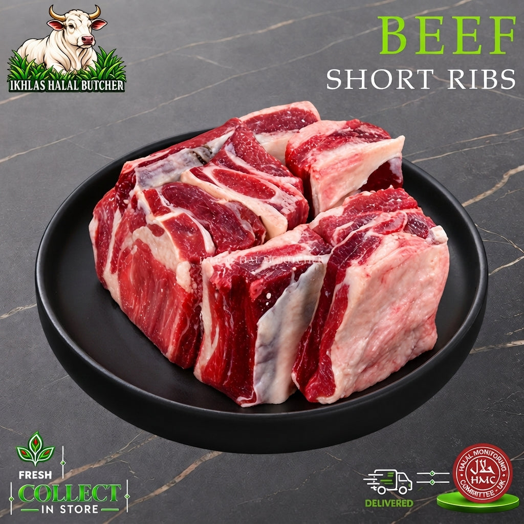 Halal beef short ribs (photo 2), Ikhlas Halal Butcher, Bradford