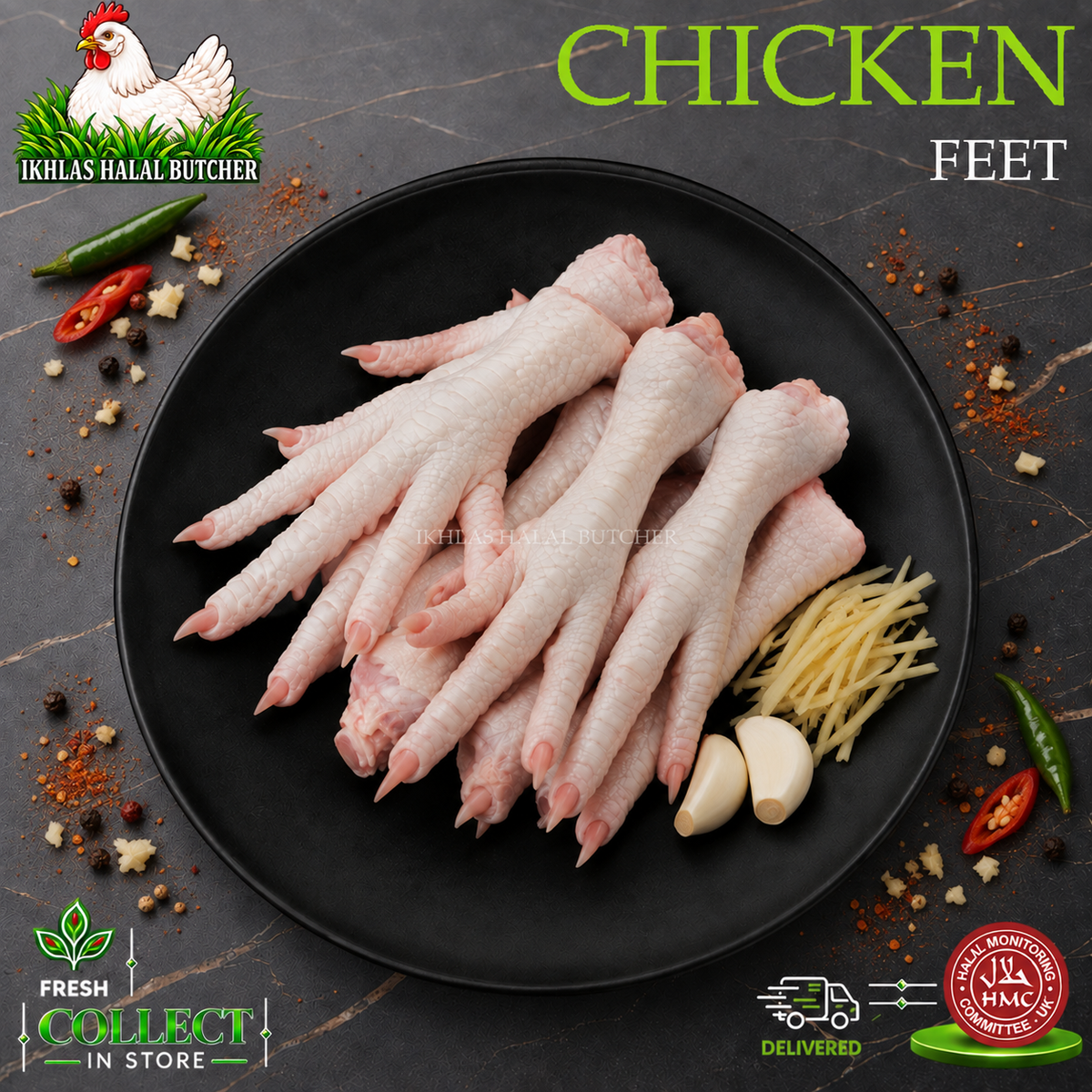 Halal Chicken Feet