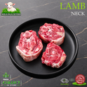 Halal lamb neck, on a black plate (photo 2), Ikhlas Halal Butcher, Bradford