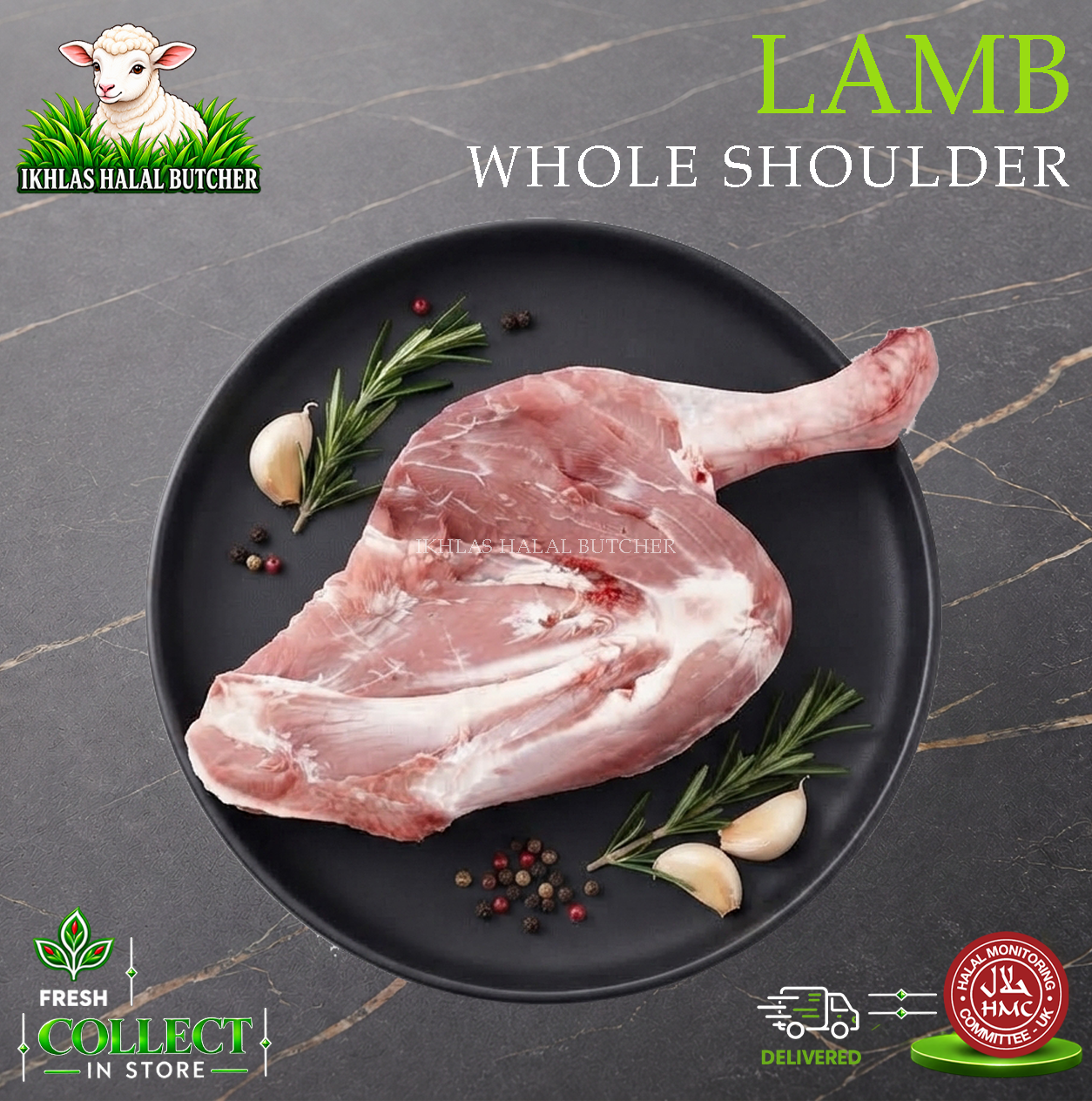 Whole lamb shoulder
