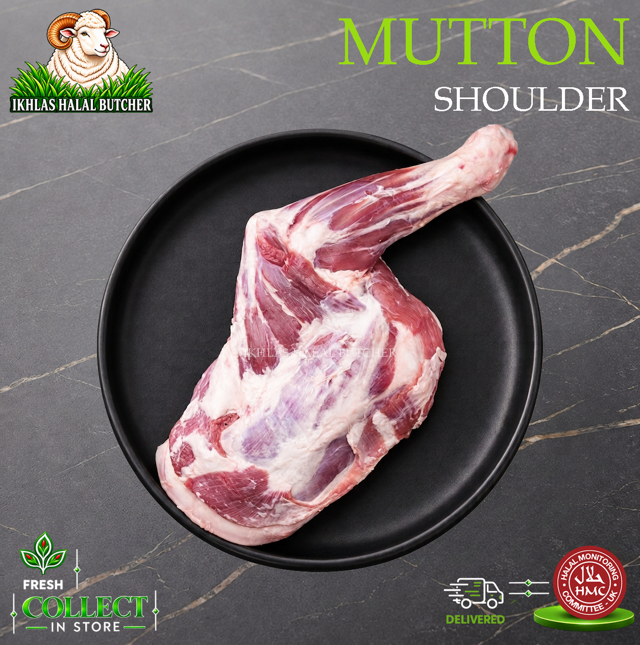 Mutton shoulder curry cut