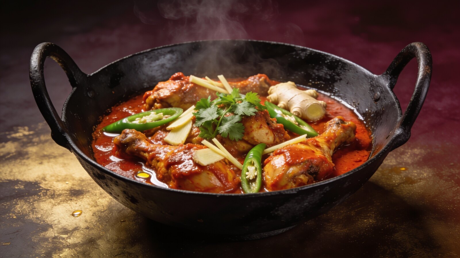 Chicken karahi, Ikhlas Halal Butcher, Bradford