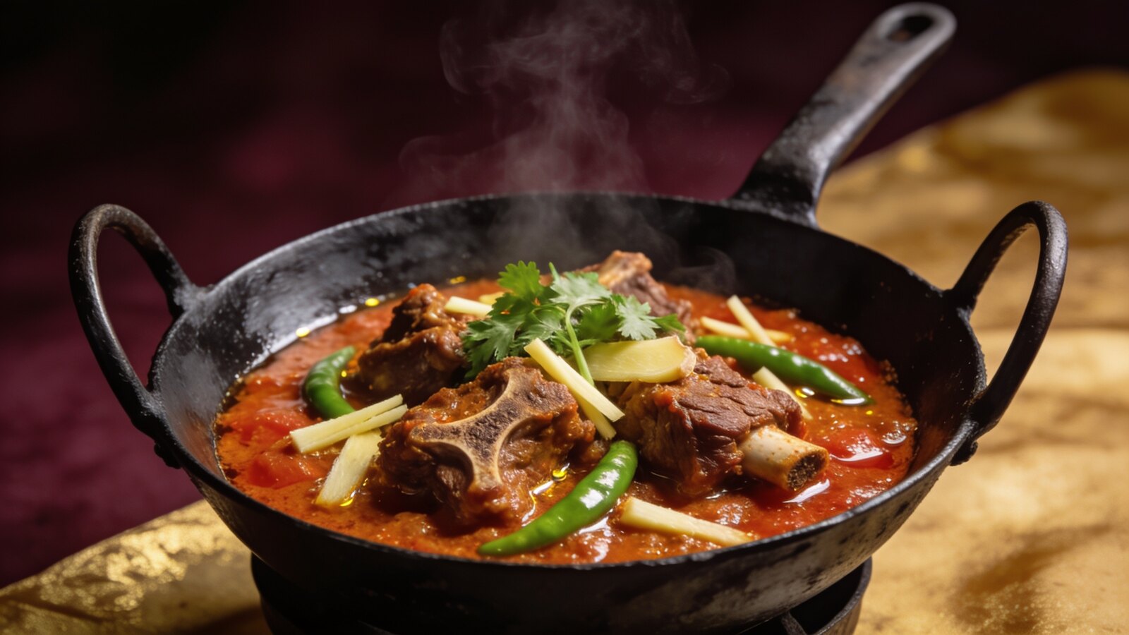 Mutton karahi cooked from HMC halal mutton, Ikhlas Halal Butcher, Bradford