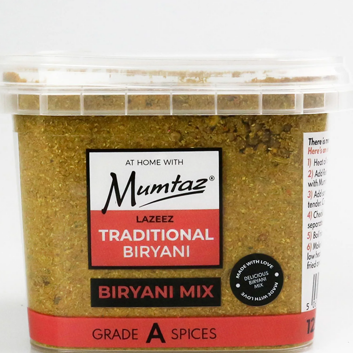 Mumtaz Traditional Biryani Masala pack, Ikhlas Halal Butcher, Bradford